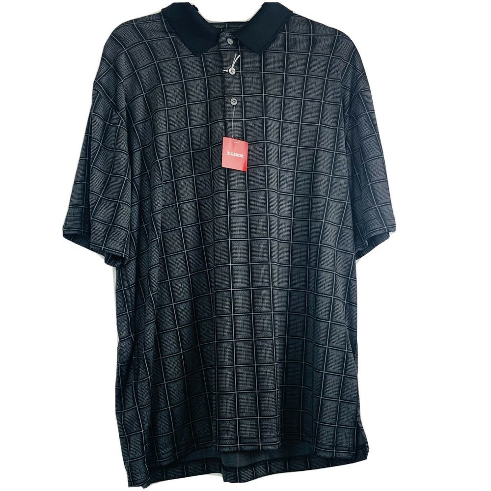 PGA Tour Mens Golf Polo Stripped Shirt